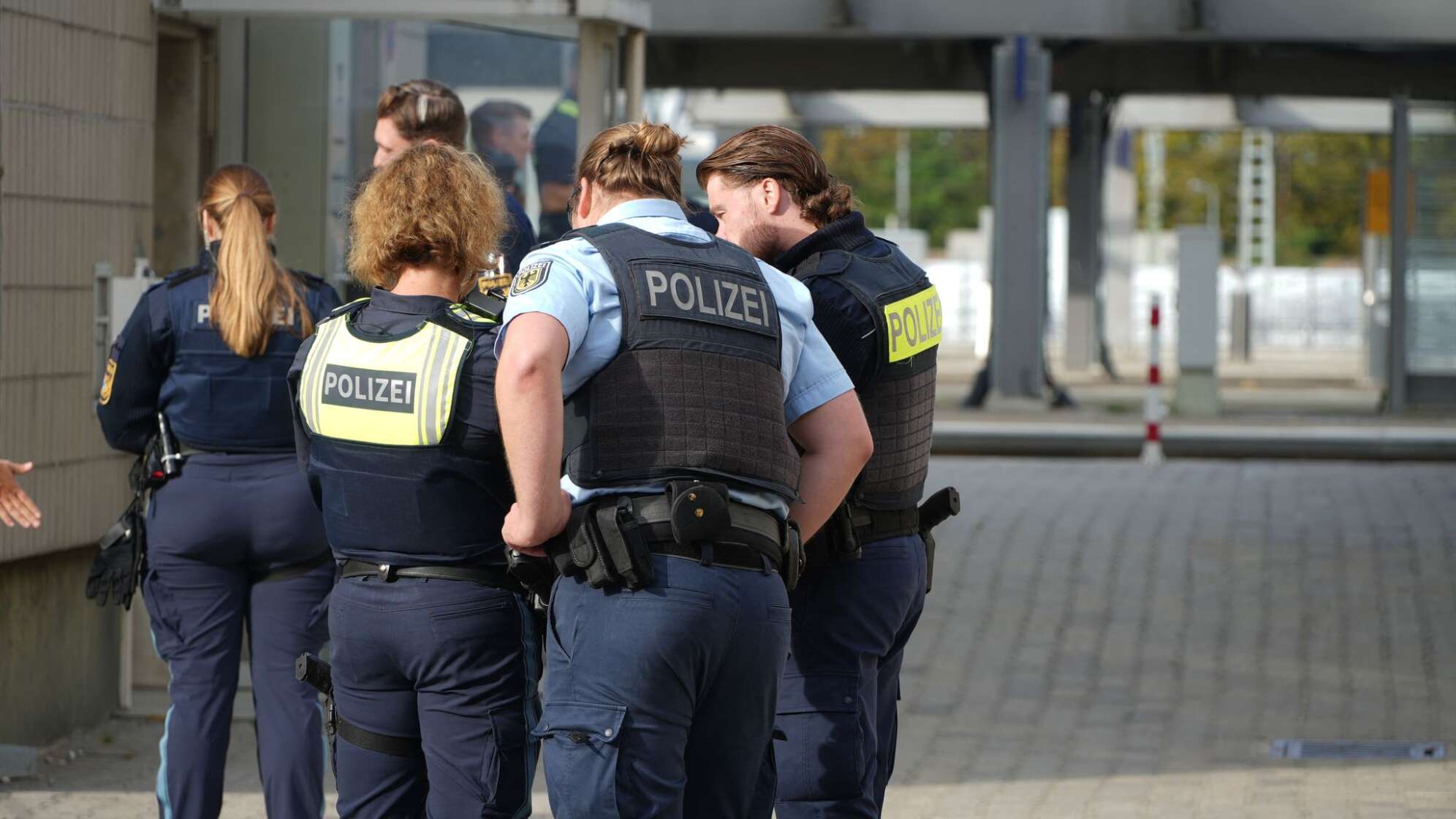 Explosion am Augsburger Hauptbahnhof