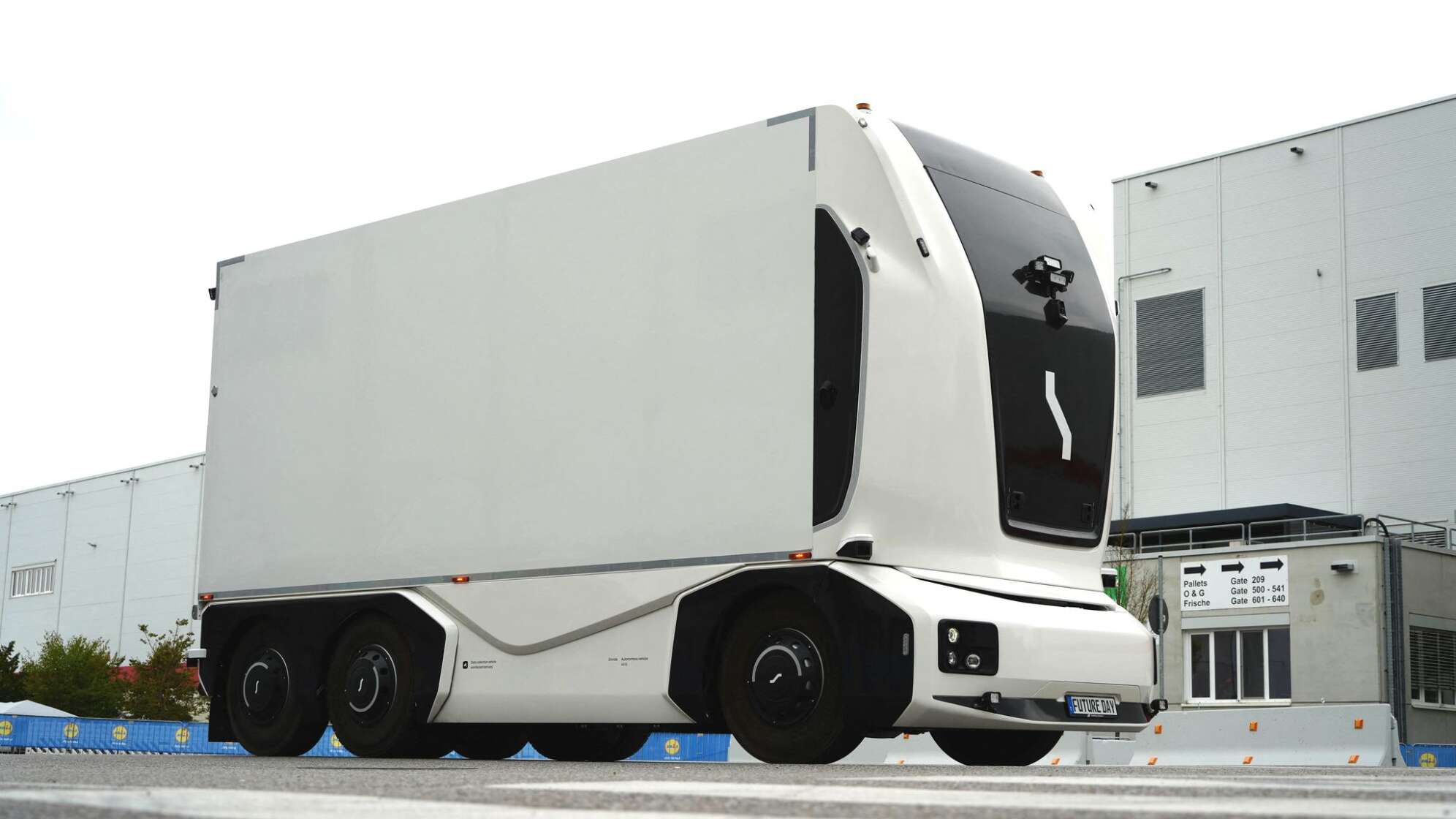 Vorstellung autonomer E-Lastwagen der Firma Einride